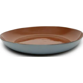 Talíř Serax, Talíř na servírování Terres de Rêves, 35,5 cm, modro-červený - Formadore