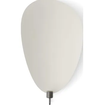 Svícen Audo Copenhagen, Svícen na klasickou svíčku Flambeau nástěnný 40 cm šedý - Formadore