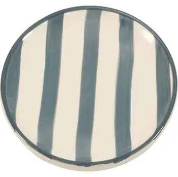 Talíř Zafferano, Talířek Lido s pruhy 13 cm šedý - Formadore
