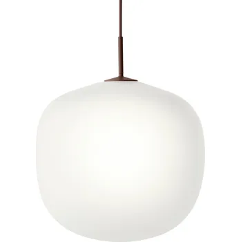 Muuto, Závěsná lampa Rime 45 cm vínově červená - Formadore