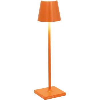 Lampička Zafferano, Stolní lampa Poldina Micro 27,5 cm oranžová - Formadore