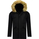 Pánská zimní parka s kapucí GEOGRAPHICAL NORWAY Bagway Barva: Černá, Velikost: XL
