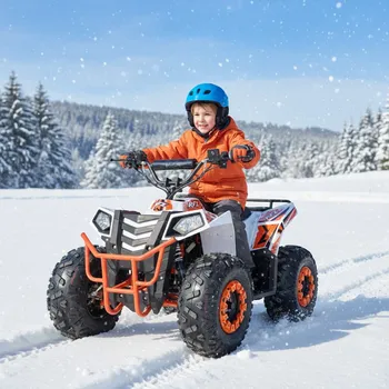 čtyřkolka Leramotors Dětská elektrická čtyřkolka Leramotors by APOLLO COMMANDER 1000W - 16palcová kola - oranžová