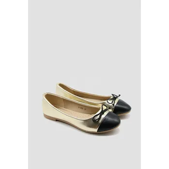 Dámské baleríny Bellucci Gold/ Schwarz 156128 38
