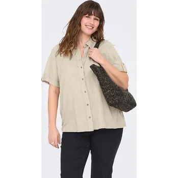 Dámská košile Košile ONLY Carmakoma Beige 142474 46