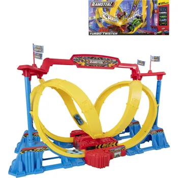 autodráha Teamsterz Turbo Twister dráha s loopingy + 5 autíček