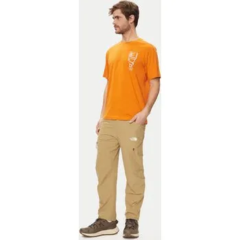 Pánské tričko The North Face T-Shirt NF0A87FF Oranžová Regular Fit L