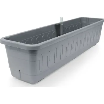 Truhlík Samozavlažovací truhlík Fantazie Smart 40 cm - kamenná šedá PLASTKON