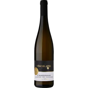 Chardonnay 2024, pozdní sběr, Víno Blatel, polosladké
