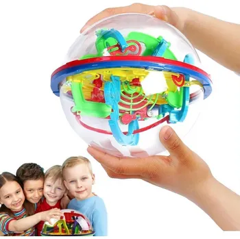 Hlavolam Hlavolam Intellect Ball 3D | kuličkový labyrint v kouli, 118 překážek, pro děti od 6 let i dospělé