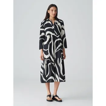 Dámské šaty Šaty OPUS Schwarz 1013853 34