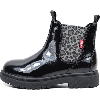 Dívčí kozačky Levi´s Schwarz/ Grau 483037 39