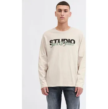 Pánské oblečení Tričko Jack & Jones Beige 416992 L