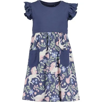 Dívčí šaty Blue Seven Dunkelblau/ Bunt 6401149 92