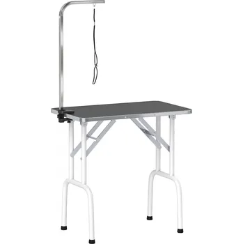 Kosmetika pro psa Stůl na stříhání pro psy 81x48,5x80 cm | černý