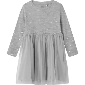 Dívčí šaty name it Grau 8262285 116