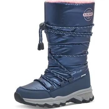 Dívčí kozačky Boty s.Oliver Dunkelblau 1316114 33