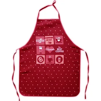 Kuchyňská zástěra Kuchyňská zástěra PATISSERIE červená 60x75 cm