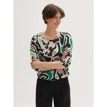 Dámské tričko OPUS Schwarz/ Grün 317292 38