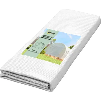 Fóliovník Vodotěsná polyethylenová fólie s rolovacími dveřmi 3 x 4 m | bílá