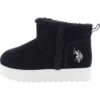 Dívčí kozačky Boty U.S. Polo Assn. Schwarz 269418 31