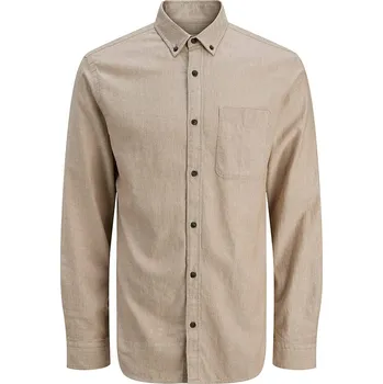 Pánská košile Košile Jack & Jones Beige 6780441 XXL