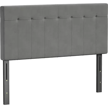 Čelo postele 140 x 10 x 106/116/126 cm | šedá