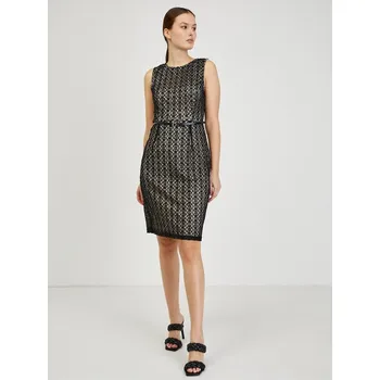 Oblečení a móda Šaty orsay Schwarz/ Creme 5336179 34