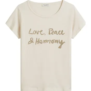 Tričko Marc O´Polo Creme/ Beige 8078555 S