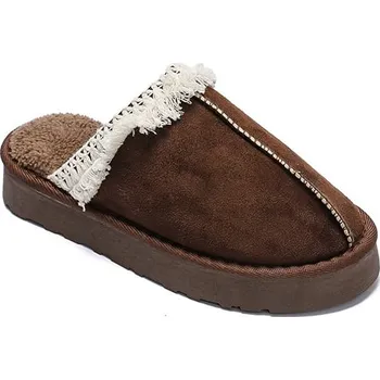 Dámské pantofle Confly Braun 9777628 38