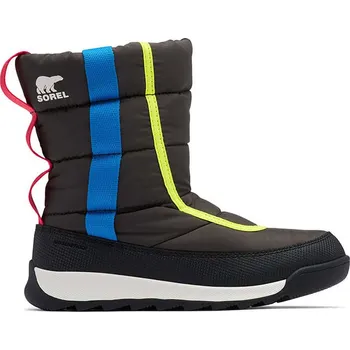 Dívčí kozačky Sorel Schwarz/ Blau/ Gelb 8791608 28