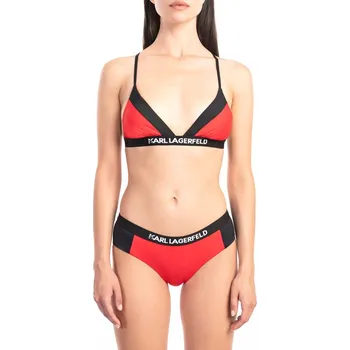 Dámské plavky Plavky Karl Lagerfeld Rot/ Schwarz 2555000 S