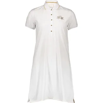 Dámské šaty Šaty La Martina Weiß 110318 XS