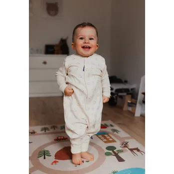 Dětská deka Kaarsgaren Merino spací pytel s nožičkami pro děti bio beránci Kaarsgaren® Velikost: 80/92 (celková délka 70 cm)