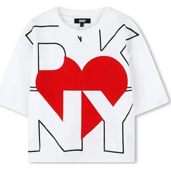 Dětská móda Tričko DKNY Weiß 9169733 140