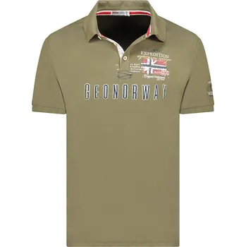 Pánské tričko Tričko Geographical Norway Khaki 3307074 M