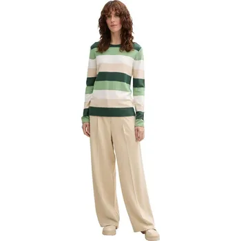 Dámské oblečení Tom Tailor Grün/ Beige/ Weiß 8905174 XXL