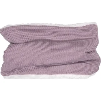 Nákrčník zimní tunel VAFLE - Světle fialová s beránkem Velikost: M