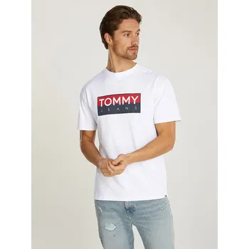 Pánské tričko Tričko TOMMY JEANS Weiß 8883370 M