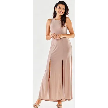 Dámské šaty Šaty Awama Beige 6279596 XL