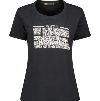 Dámské tričko Tričko Geographical Norway Schwarz 4704179 L