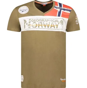 Chlapecké tričko Tričko Geographical Norway Khaki/ Bunt 9929991 116