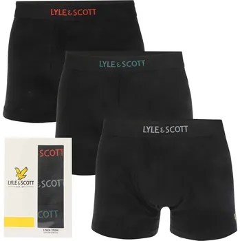 Pánská móda Boxerky Lyle and Scott Black 7648938 S