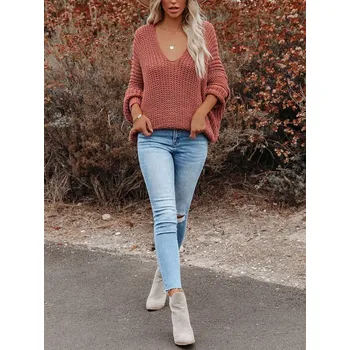 Dámský svetr LA Angels Hellbraun 2871619 XL