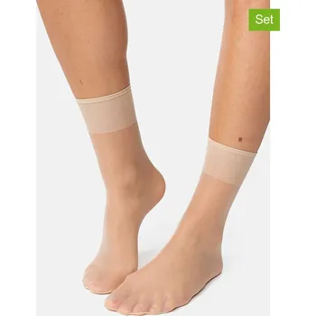 Dámské ponožky Ponožky Nur Die Creme - 15 DEN 5920878 onesize