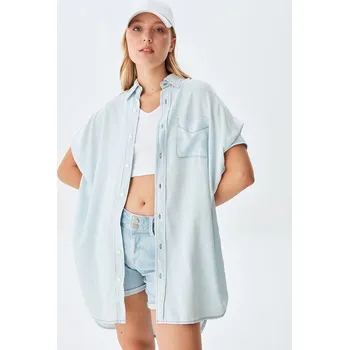 Dámská košile Košile LTB Hellblau 9043849 S