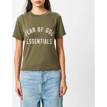 Dámské tričko Tričko FEAR OF GOD ESSENTIALS Military 1999657 8 (XS)