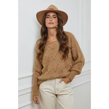 Dámský svetr L'armoire de Suzette Camel 3214994 36/38