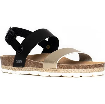 Dámské sandále Sunbay Schwarz/ Gold 654607 36