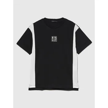 Chlapecké tričko Tričko Sisley Schwarz 9588176 150